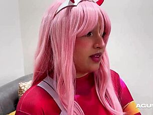 Zero Two dressed slut comes home and lets me pound her tight ass!