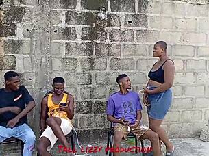 sneaked out for compound boyfriend quickie then fucked his friends too