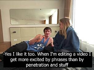 two amateurs' raw first-time pounding exposed