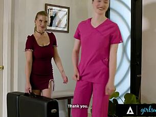 hazel moore's oiled massage turns into steamy lesbian 69