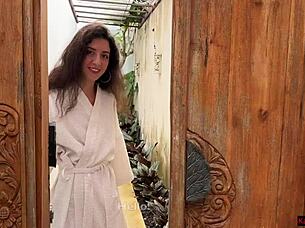 i paid repairman pussy sex then cumwalked street dripping!