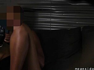 yellow bone ebony spreads juicy pussy wide open