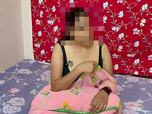 bhabhi sneaks in for wild bedroom fuck session