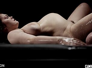 Alice peachy begs for milk cum flooding her fat dripping pussy