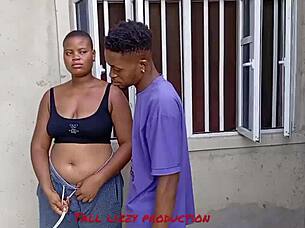 sneaked out for compound boyfriend quickie then fucked his friends too