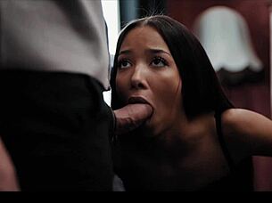 bratty girl freezes time to cheat with nerdy classmate for wild pussy pounding