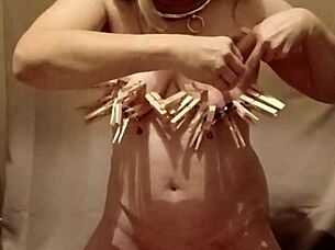 Bound French Housewife Spanked in Outdoor BDSM Session