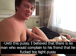 two amateurs' raw first-time pounding exposed