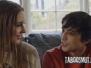 pervy therapist tricks brunette couple into rough 3some pussy licking