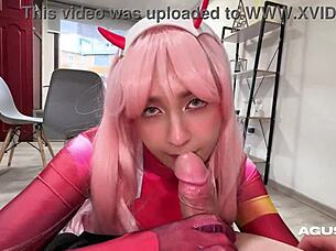 Zero Two dressed slut comes home and lets me pound her tight ass!