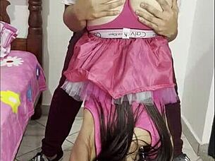 wanna play with this innocent beauty i was left to watch and corrupt her tight ass?