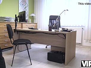 unemployed brunette takes cash for wild czech sex