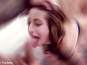 silvia soprano takes double anal deepthroat with wet gaping swallow from bwc!