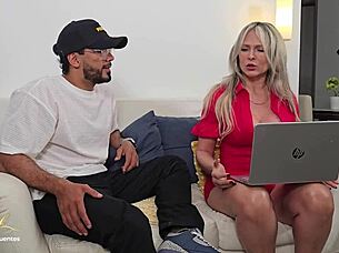 Whoa! Monique Fuentes Auditions Singer in Steamy MILF Casting!