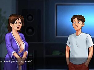 ai generated summertime saga movie featuring debbie with voiceover