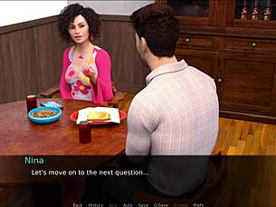 Ready for some nursing pleasure in this hot game scenario?