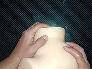 candy tests positions with creampie deep in her pussy lips