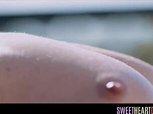 glamcore teen's pussy licked by lesbian milf