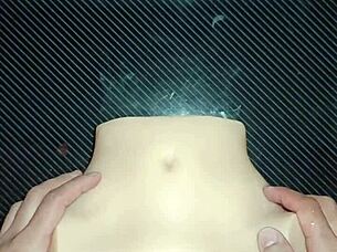 candy tests positions with creampie deep in her pussy lips