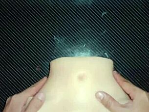 candy tests positions with creampie deep in her pussy lips