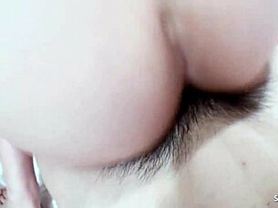 japanese teen's tiny tits ass tempt defloration and massive facial?