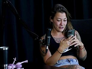 watch safada's sensual strip tease tits out trans fantasy virgin story!