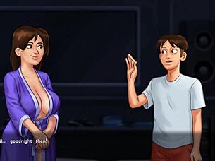 ai generated summertime saga movie featuring debbie with voiceover