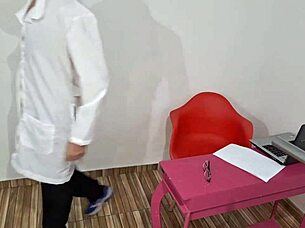 doctor plays with my pussy outdoors