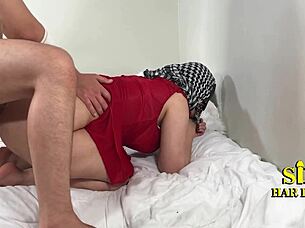 Arab Hijab Slut Takes Monster Cock Deep in Big Ass