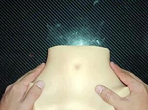 candy tests positions with creampie deep in her pussy lips