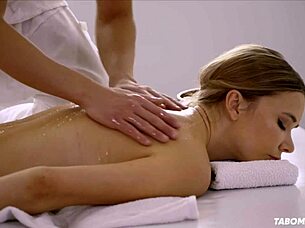 best oily massage blowjob explodes with hot cum mouthful!