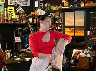 sexy legs in high heels tease you up close