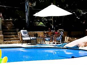 emma, deepthroat my huge cock poolside for pov facial?