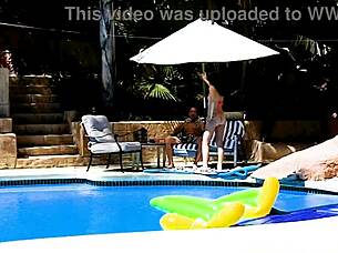 emma, deepthroat my huge cock poolside for pov facial?