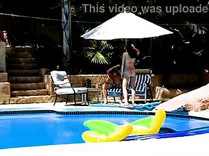 emma, deepthroat my huge cock poolside for pov facial?