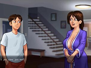 ai generated summertime saga movie featuring debbie with voiceover