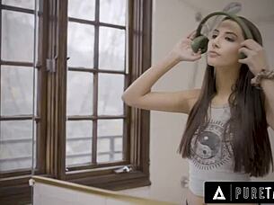 I'm so fucking horny, stranger, creampie my tight pussy raw like in Pure Taboo