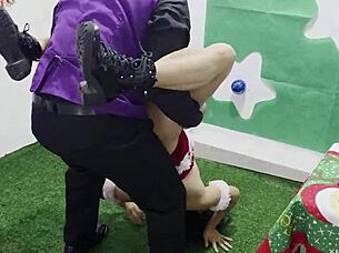 ill hire you if you suck my huge cock first wild christmas interview