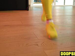 Buff Shemales Suck Big Dicks Then Pound Asses Post-Workout