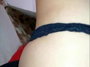 latina teen gets anal creampie massage from best friend while milking big cock