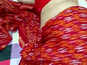 son sneaks in during massage and fucks juicy housewife pussy deep