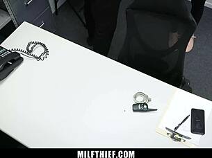 hey caught stealing punished hard garage bent over milf domination