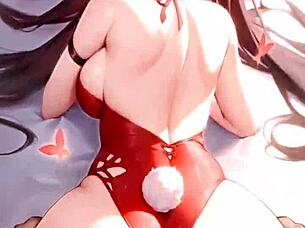 anime babe takes intense anal pounding in hentai scene