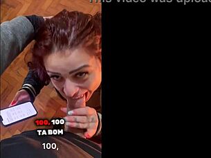 brazilian sub gags deepthroat monster cock cum swallow domination humiliation