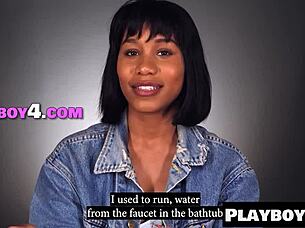 Big Ass Black MILF Masturbates Passionately Post Playboy Interview