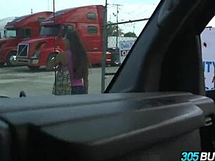 Nerdy Latina Fucks For Cash Outdoor Public Blowjob Reality