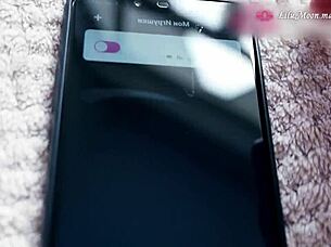 Pretty tattooed neighbor vibrates my wet horny pussy with Lovense to explosive orgasm POV