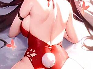 anime babe takes intense anal pounding in hentai scene