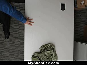 mall officer handles teen shoplifter with rough riding and tears