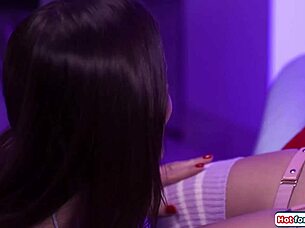 Petite Shemale Gamer Crossdresses Foot Fetish Cock Sucking Interracial